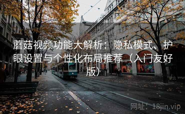 蘑菇视频功能大解析:隐私模式、护眼设置与个性化布局推荐(入门友好版) 第2张 蘑菇视频功能大解析:隐私模式、护眼设置与个性化布局推荐(入门友好版) 第2张