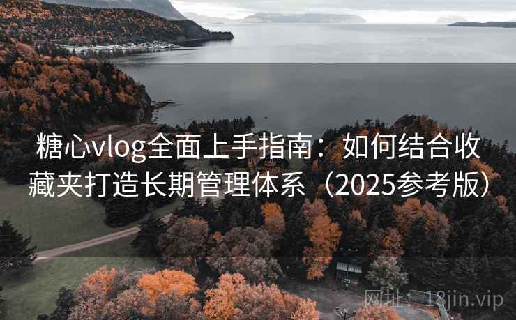 糖心vlog全面上手指南：如何结合收藏夹打造长期管理体系（2025参考版）  第2张
