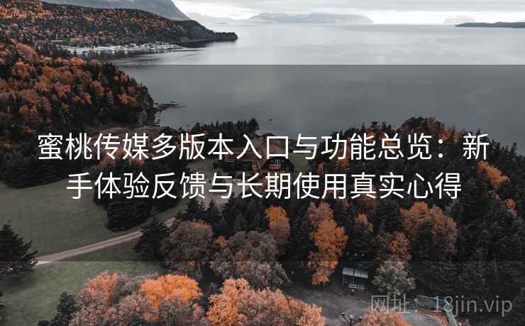 蜜桃传媒多版本入口与功能总览：新手体验反馈与长期使用真实心得