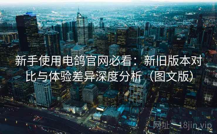 新手使用电鸽官网必看：新旧版本对比与体验差异深度分析（图文版）