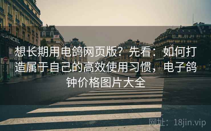 想长期用电鸽网页版?先看:如何打造属于自己的高效使用习惯,电子鸽钟价格图片大全