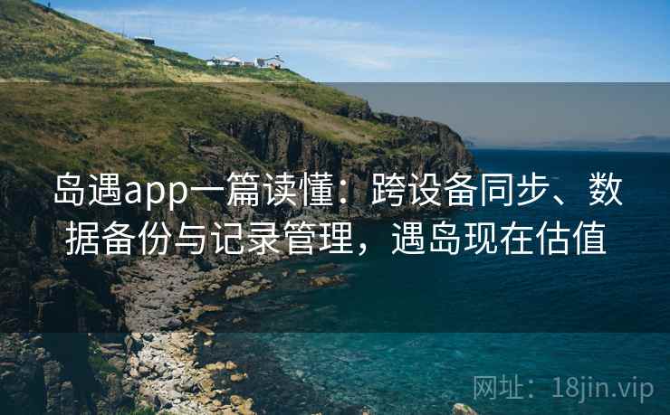 岛遇app一篇读懂:跨设备同步、数据备份与记录管理,遇岛现在估值