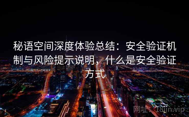 秘语空间深度体验总结:安全验证机制与风险提示说明,什么是安全验证方式