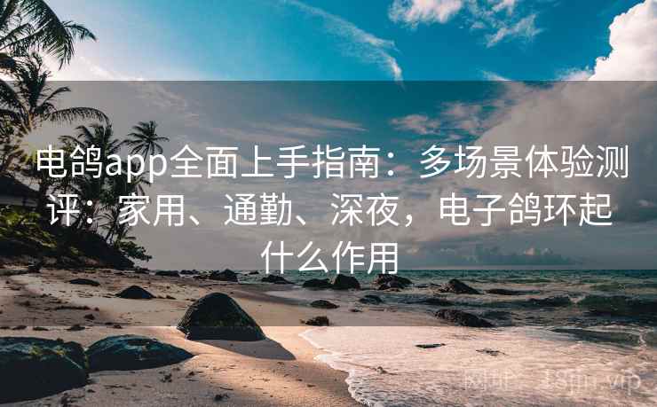 电鸽app全面上手指南:多场景体验测评:家用、通勤、深夜,电子鸽环起什么作用